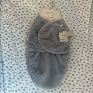 Grey Faux Fur Swaddle 0-3 months